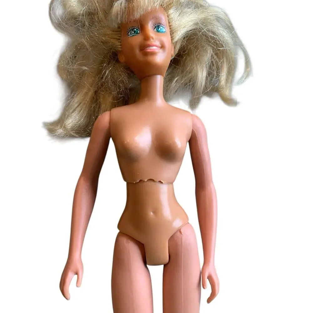Vintage 1987 Lookin Smart Maxie Doll Poseable Hasbro Made To Mov Barbie Clone D8